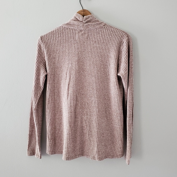 Anthro Akemi + Kin Beige Front Draped Sweater - Picture 2 of 3